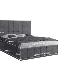 Alternative view of Pat Tapitat Titan Alb Catifea Premium